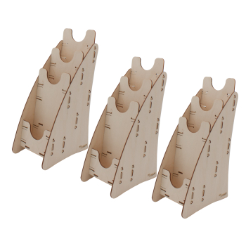 no.703 Prospektständer DIN lang 3-fach - 3er Set